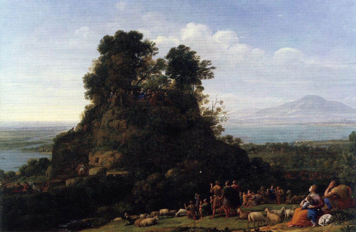 15A The Sermon on the Mount - Claude Lorrain 1656 Frick Collection New York City